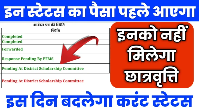UP Scholarship Status Kab Update Hoga