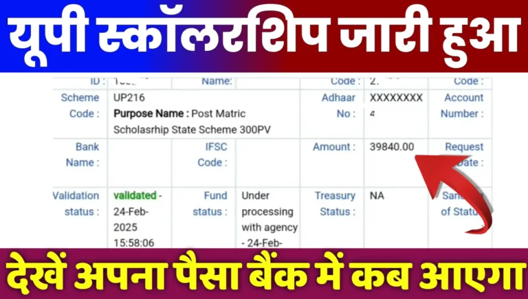 UP Scholarship Kab Aayega 2025 Gen OBC SC St