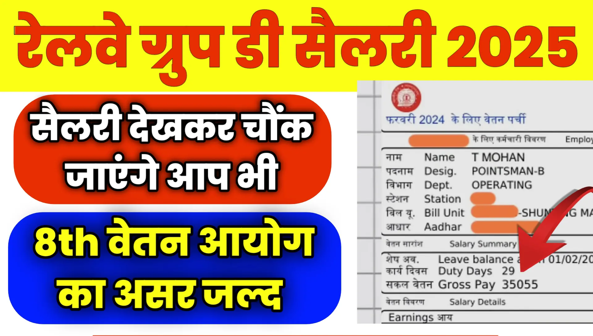 RRB Group D Salary Per Month
