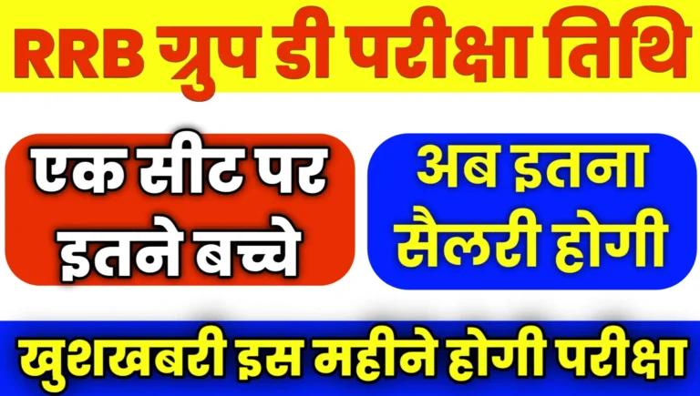 RRB Group D Exam Kab Hoga Date 2025