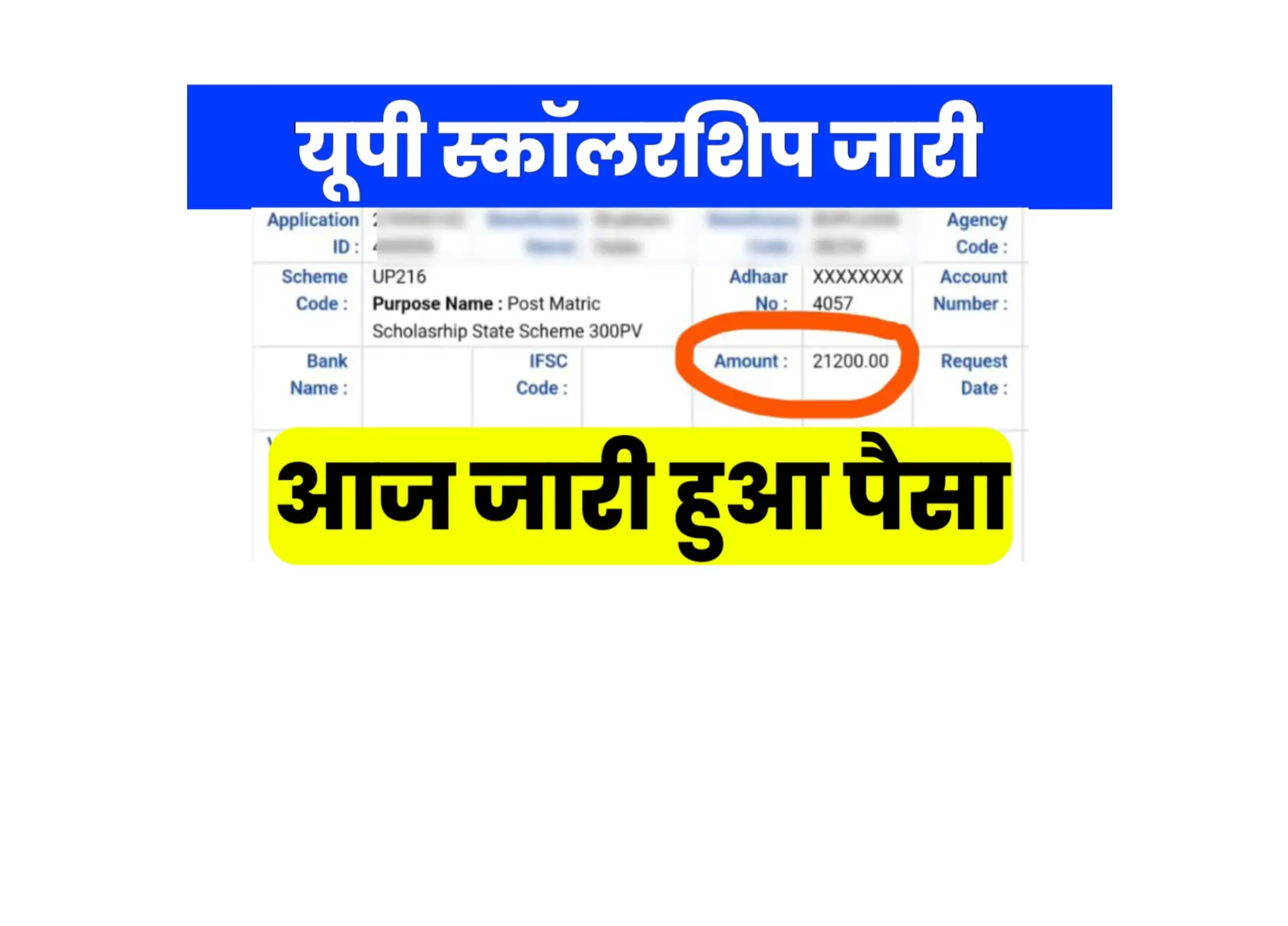 UP Scholarship PFMS DBT March Status Payment