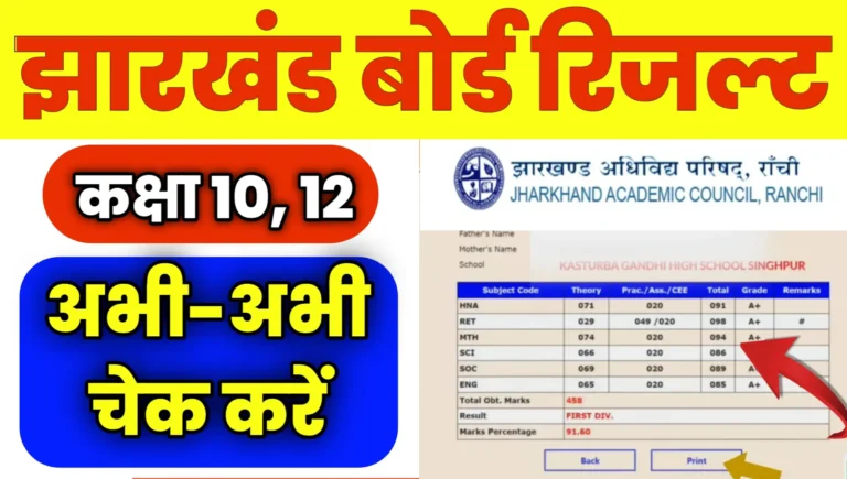 Jharkhand Board Result 2025 Kaise Check Kare