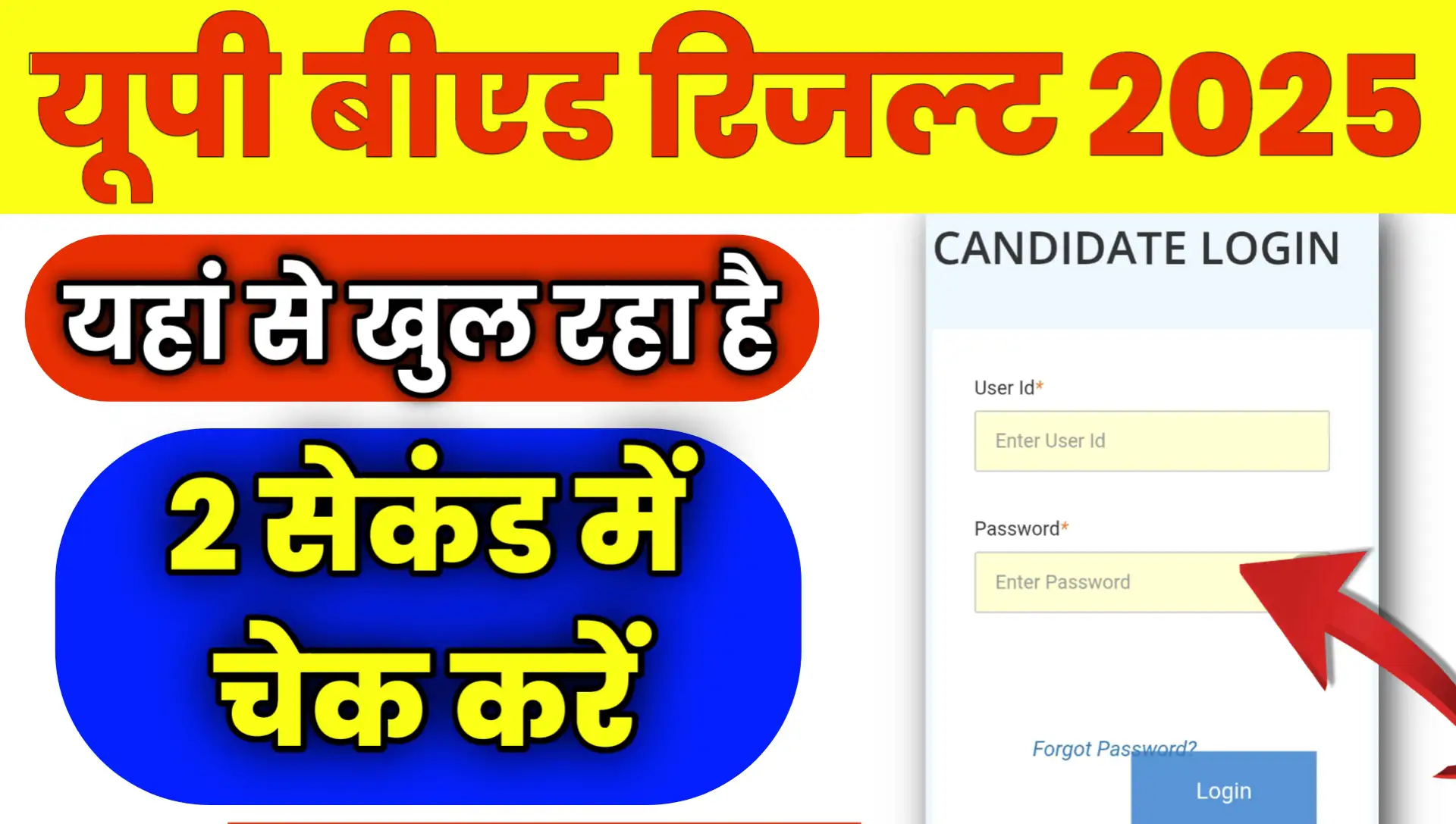 UP Bed Result Online Live Check